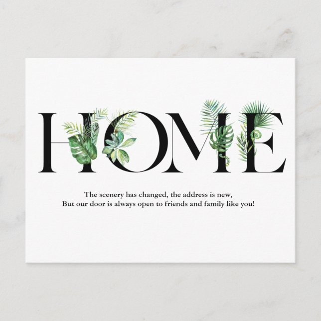 Moving Announcement We've Moved Postcard (Front)