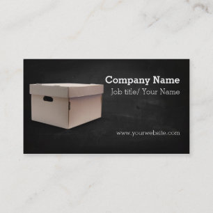 Moving company/Box/Boxes/Cardboard company Business Card