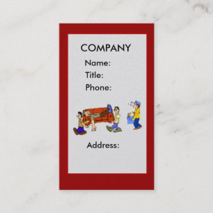 Moving Company Business Card