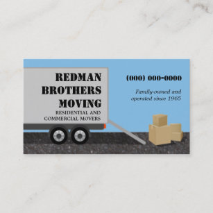 Moving Company Business Card