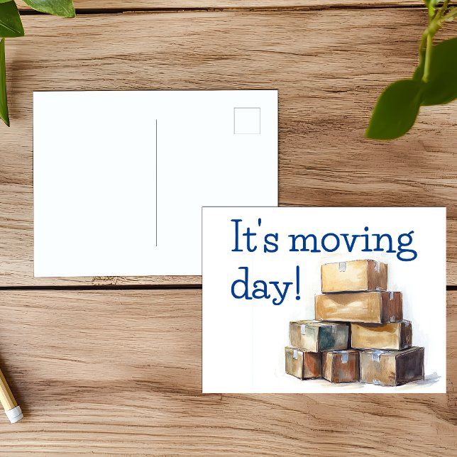 Moving Day Congratulations Postcard (Creator Uploaded)