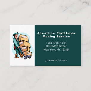 Moving Guy Company Service Business Card