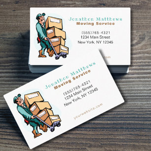 Moving Guy Company Service Business Card