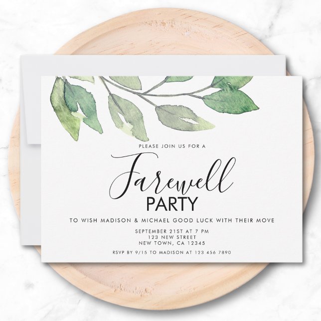 Moving House Farewell Party Invitation (Creator Uploaded)
