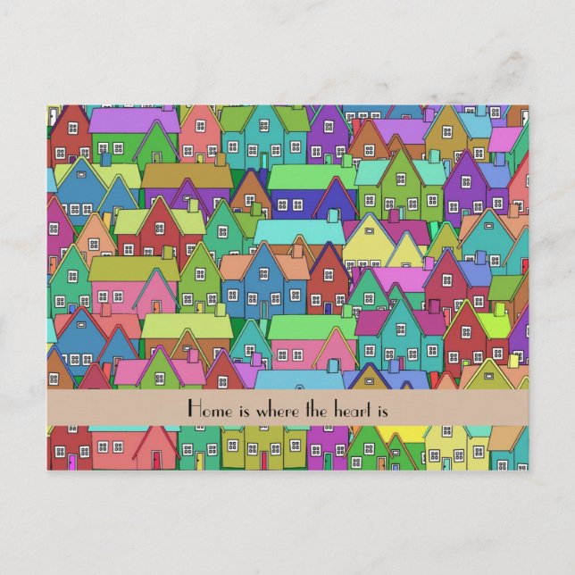 Moving House New Home personalised Announcement Postcard (Front)