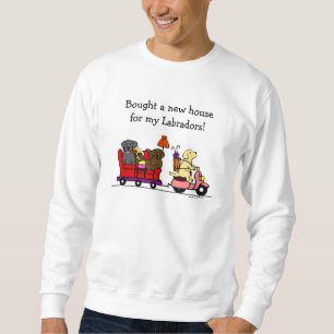 Moving Labradors Sweatshirt
