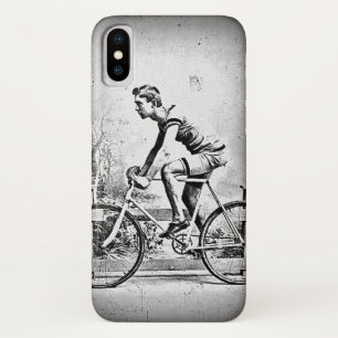 Moving On l Monochrome Cyclist Cycling Case-Mate iPhone Case