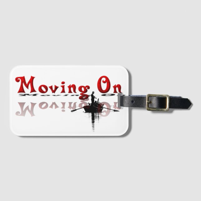 Moving On Luggage Tag (Front Horizontal)