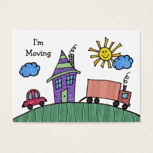 Moving Out Change of Address Notification Cards