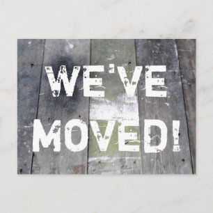 Moving postcards old distressed wooden planks
