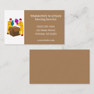 Moving Service Business Card