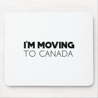 Moving To Canada Trump T Shirt- Men  Mouse Pad