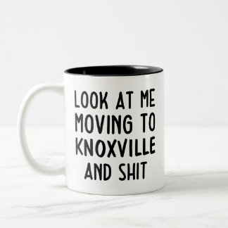 Moving To Custom State Gift Co-Worker Relocating Two-Tone Coffee Mug