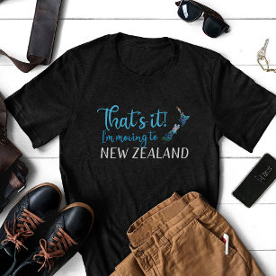 MOVING TO NEW ZEALAND KIWI PAUA T-Shirt