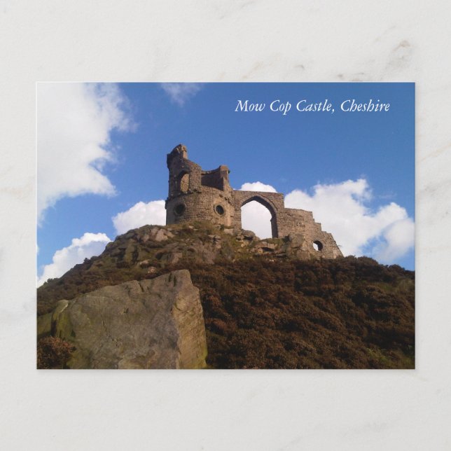 Mow Cop Castle, Cheshire Postcard (Front)