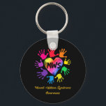Mowat Wilson Syndrome Awareness Hands Gift  Key Ring<br><div class="desc">Mowat Wilson Syndrome Awareness Hands Gift</div>
