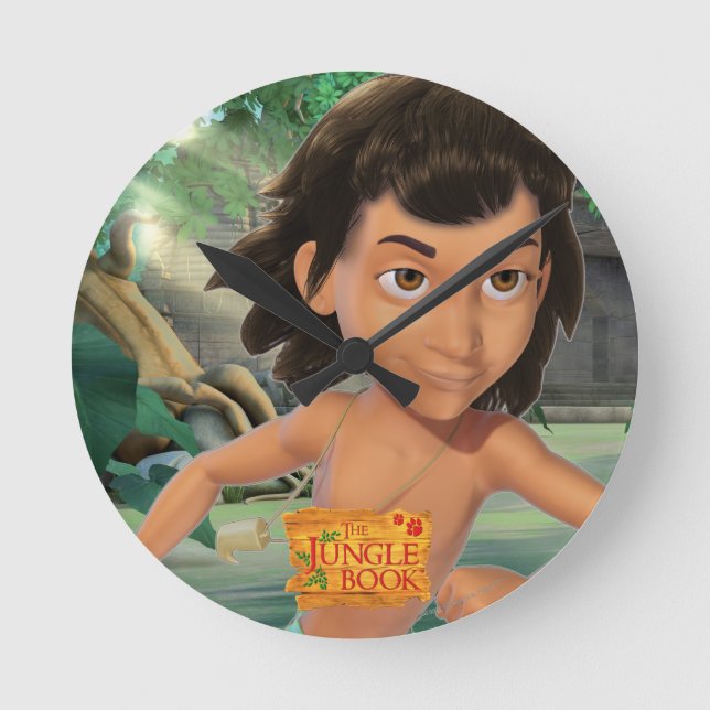 Mowgli 3 round clock (Front)