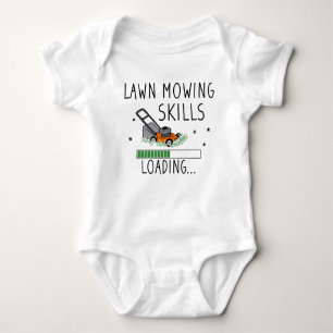 Mowing Baby Lawn Mowing Skills Loading, Gardener Baby Bodysuit