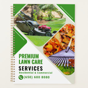 Mowing Lawn Care Service Planner Landscaping