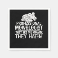 Mowologist Gardening Lawn Mowing Quote Gift Funny 