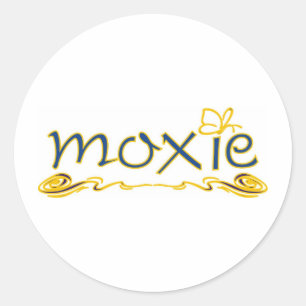 Moxie Classic Round Sticker