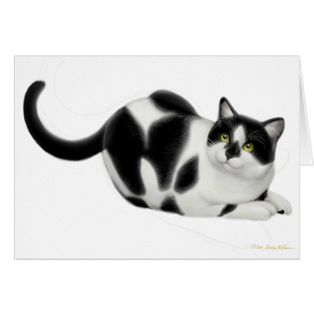 Moxie the Cat Card (Front Horizontal)