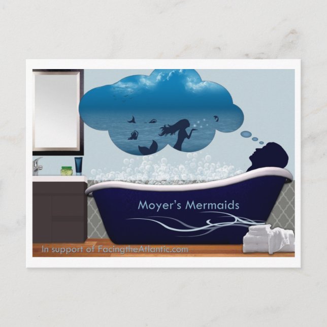 Moyer's Mermaids Postcard (Front)