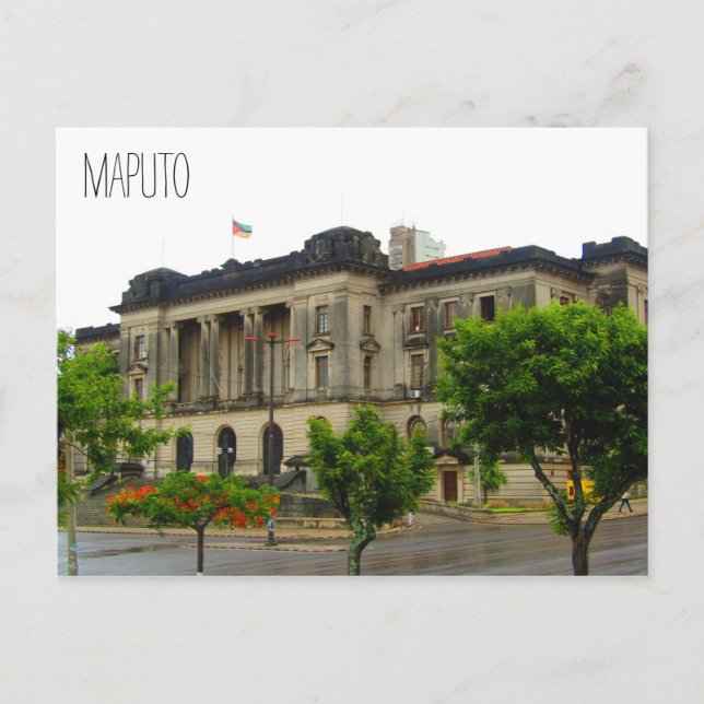 mozambique city hall postcard (Front)