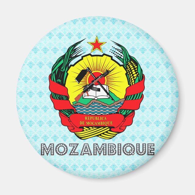 Mozambique Coat of Arms Magnet (Front)