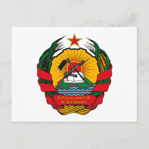 Mozambique Coat of Arms Postcard