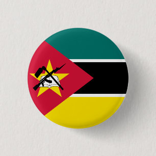 Mozambique Flag 3 Cm Round Badge