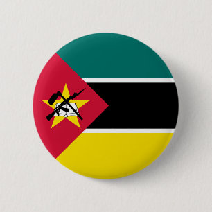 Mozambique Flag 6 Cm Round Badge