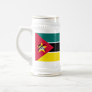 Mozambique Flag Beer Stein