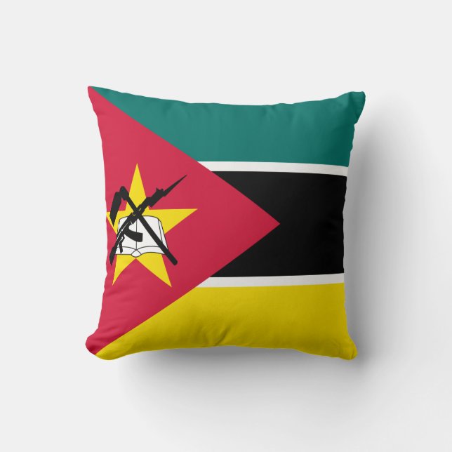 Mozambique Flag Cushion (Front)