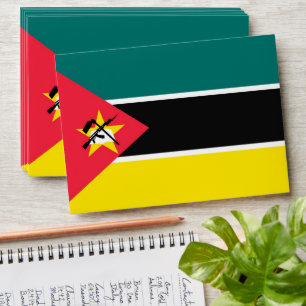 Mozambique flag envelope