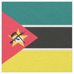 Mozambique flag fabric