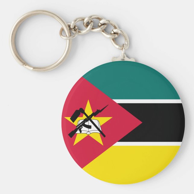Mozambique Flag Key Ring (Front)
