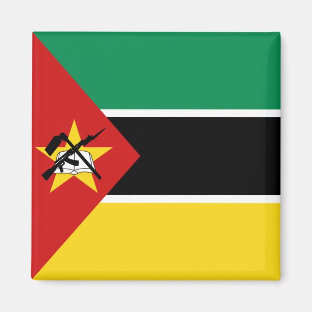 Mozambique Flag Magnet (Front)