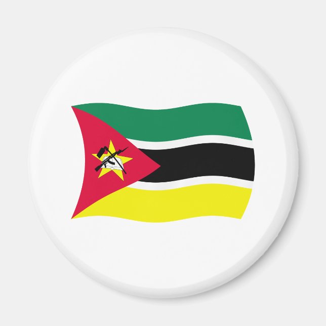 Mozambique Flag Magnet (Front)