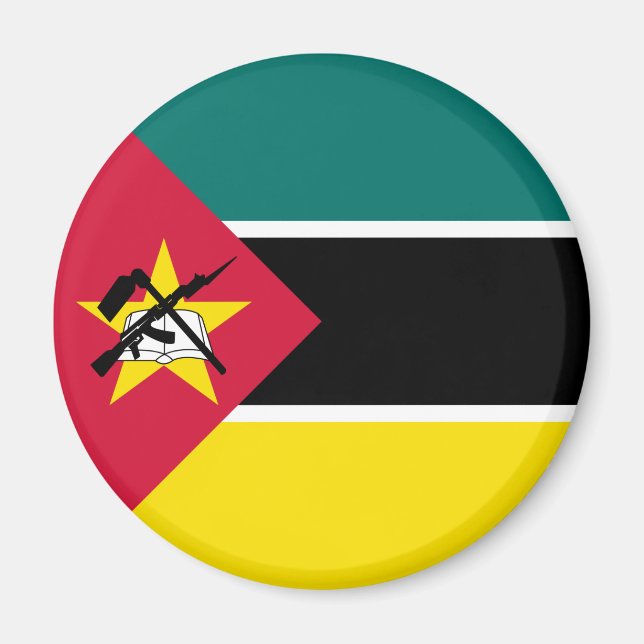 Mozambique Flag Magnet (Front)