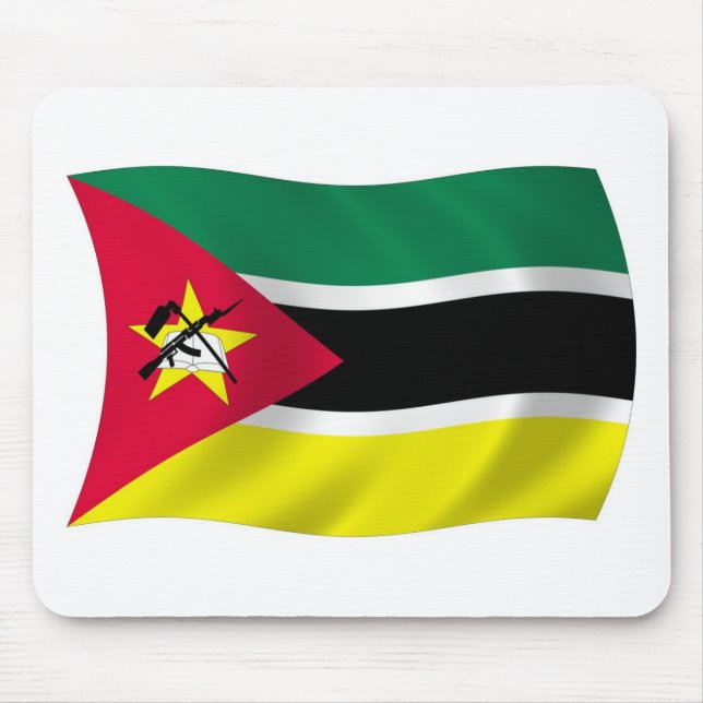 Mozambique Flag Mousepad (Front)
