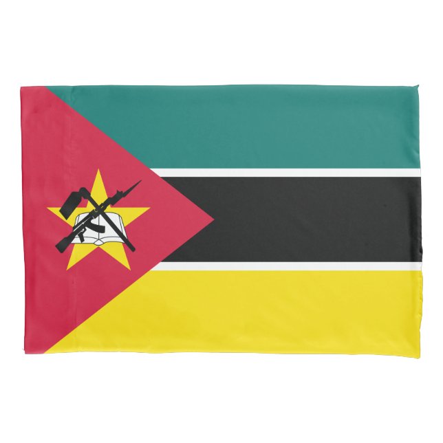 Mozambique Flag Pillowcase (Front)