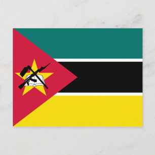 Mozambique Flag Postcard
