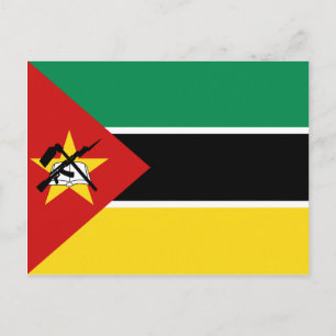 Mozambique Flag Postcard