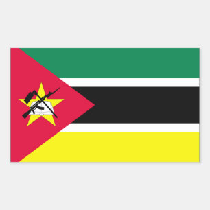 Mozambique Flag Rectangular Sticker