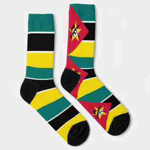 Mozambique Flag Socks