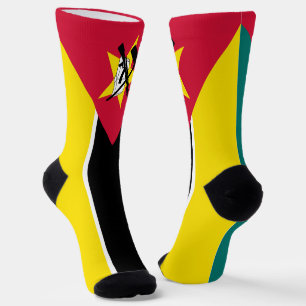 Mozambique Flag Socks