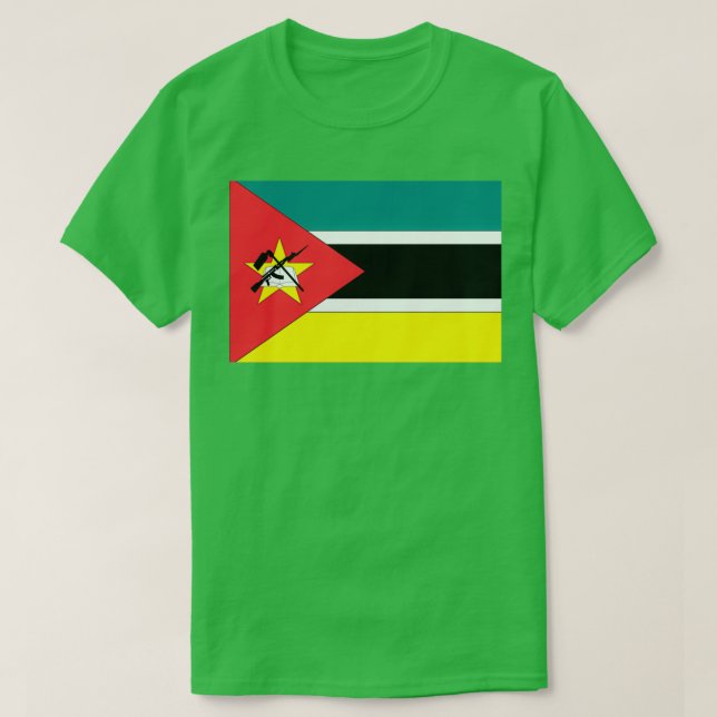Mozambique Flag T-Shirt (Design Front)