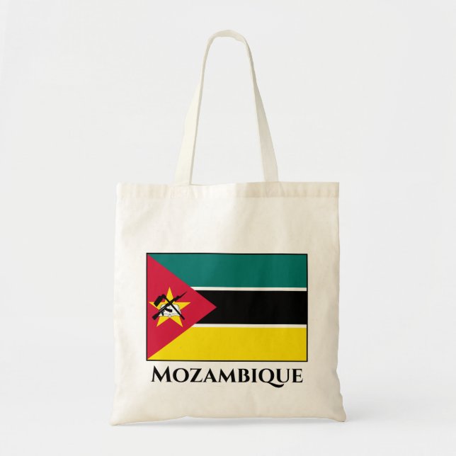 Mozambique Flag Tote Bag (Front)