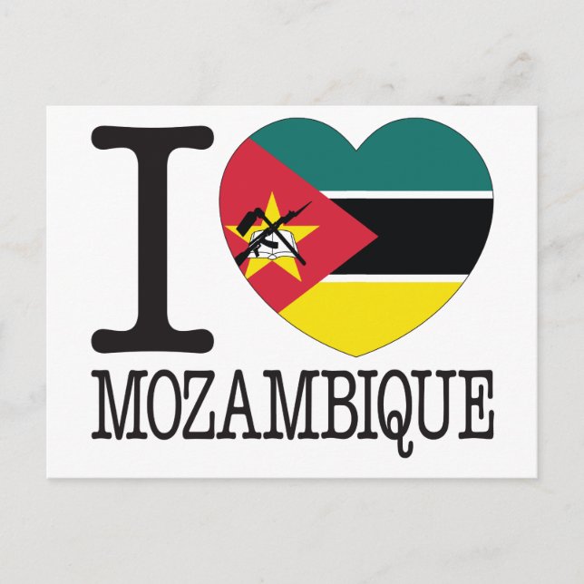 Mozambique Love v2 Postcard (Front)